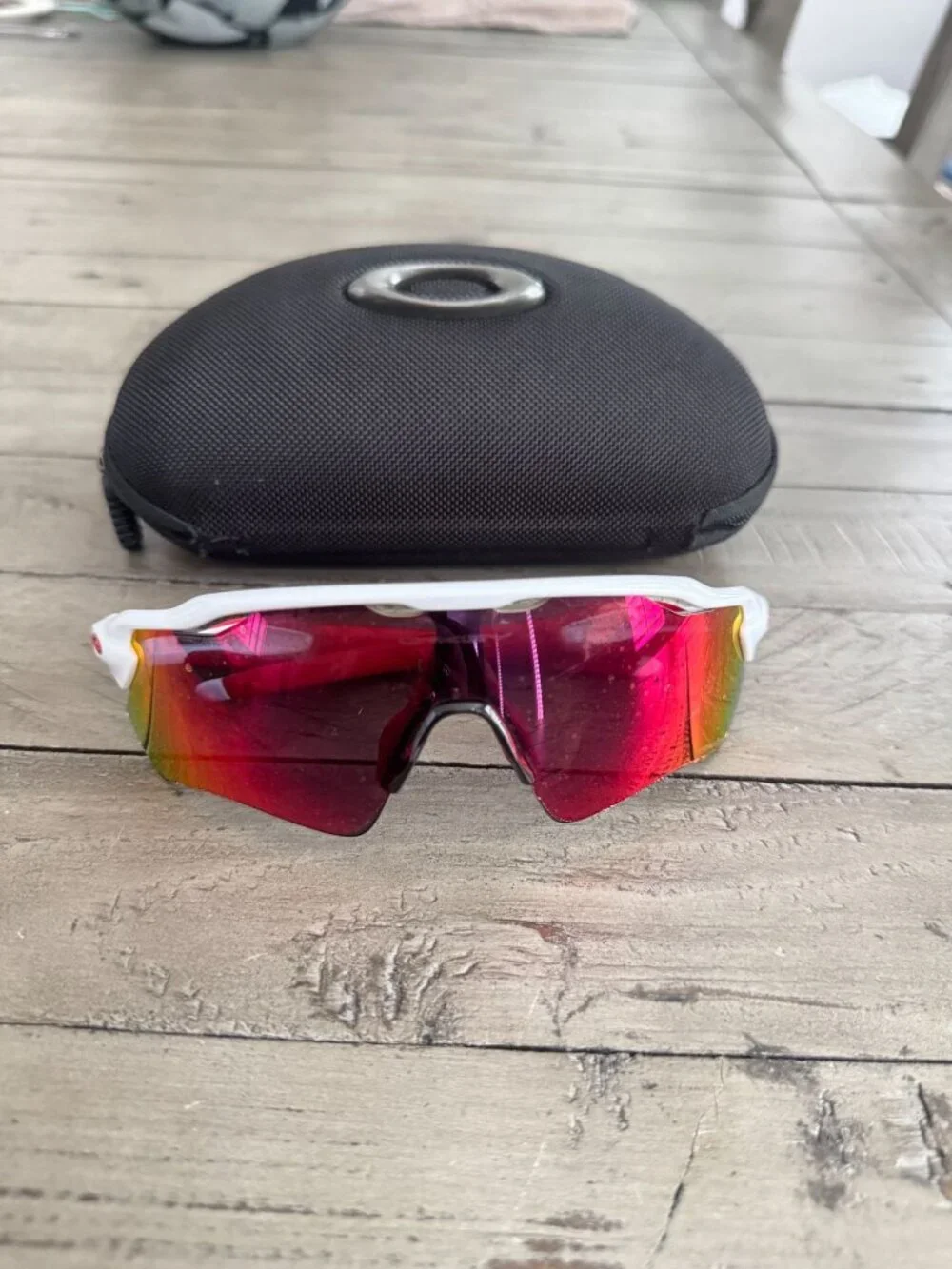 Oakley Radar EV Path Prizm Road Polished White Sunglasses OO9208-05